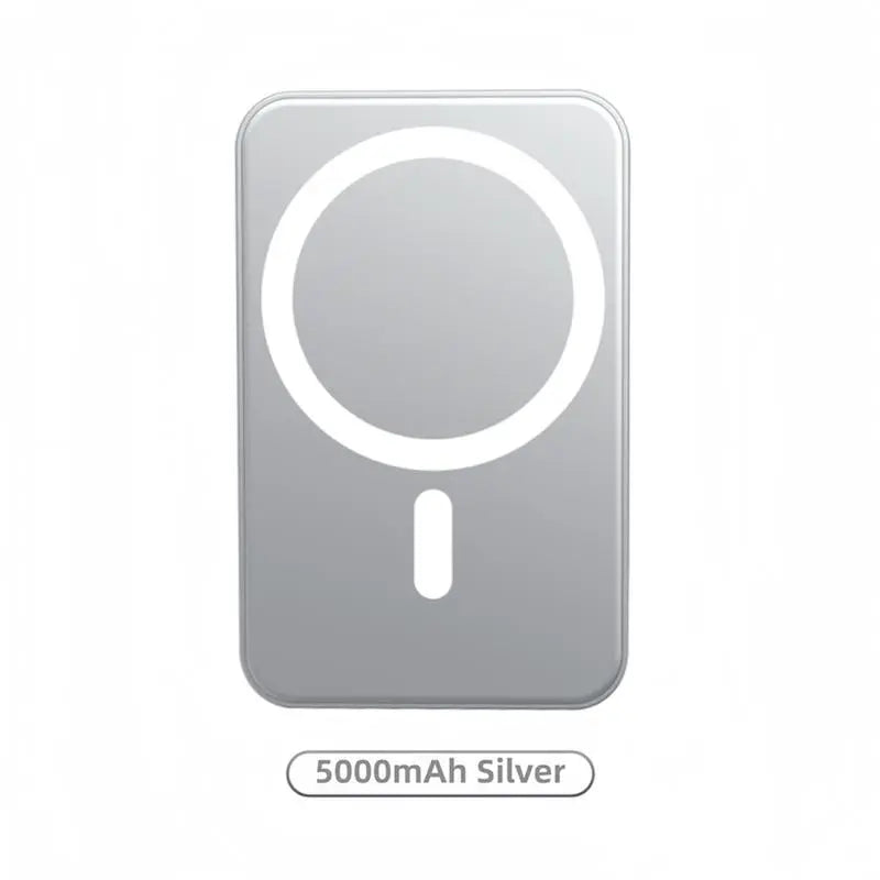 Ultra-Compact 5000mAh MagSafe Wireless Power Bank - Fast Charging for iPhone 12 to 17 Pro/Pro Max