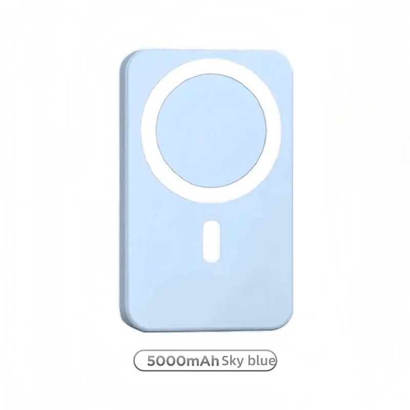 Ultra-Compact 5000mAh MagSafe Wireless Power Bank - Fast Charging for iPhone 12 to 17 Pro/Pro Max