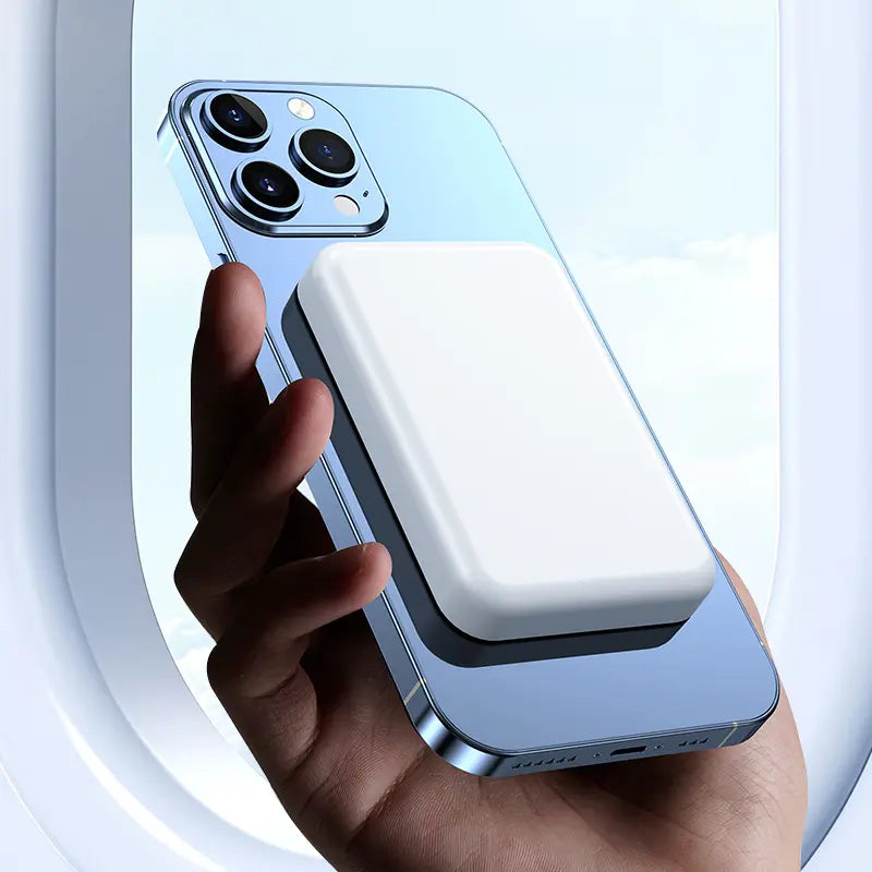 Ultra-Compact 5000mAh MagSafe Wireless Power Bank - Fast Charging for iPhone 12 to 17 Pro/Pro Max